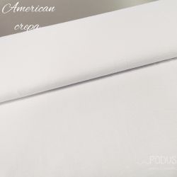 Krepa American - biała 0,1mb (9602)