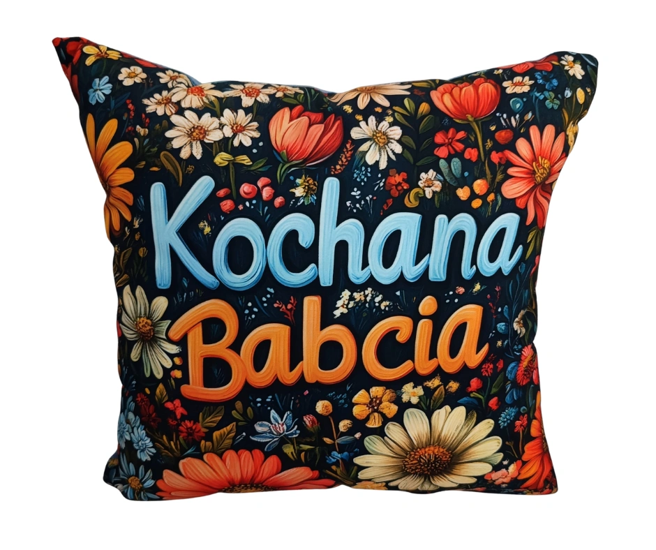 Poduszka dekoracyjna 45x45cm Dzień Babci i Dziadka wersja 1 1