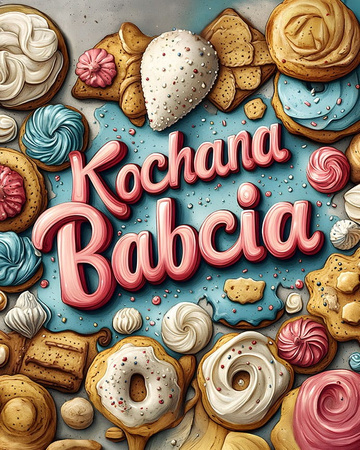 Poduszka dekoracyjna 45x45cm Dzień Babci i Dziadka wersja 1