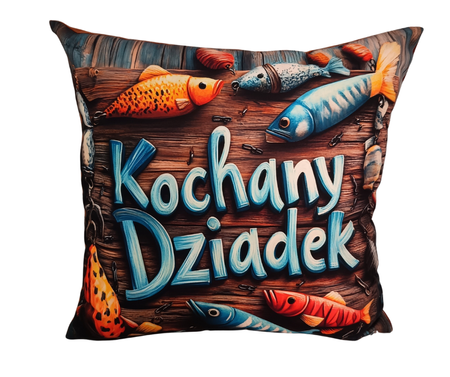 Poduszka dekoracyjna 45x45cm Dzień Babci i Dziadka wersja 1
