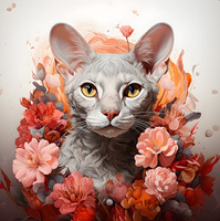 Panel dekoracyjny welur 48x48 PW074