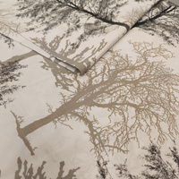 Tkanina bawełniana motywy roślinne i zwierzęce B1.043