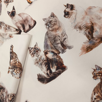 Tkanina dekoracyjna Milas w koty 