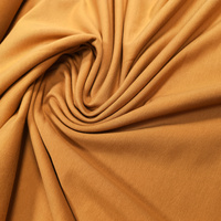 Dzianina bawełniana "dresówka" (musztarda)