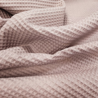 Tkanina wafel jasny róż WA03