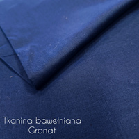 Tkanina bawełniana granat b5.015