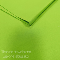 Tkanina bawełniana zielone jabłuszko b5.020