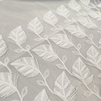 Tkanina firanowa "listeczki 3D" (F06)