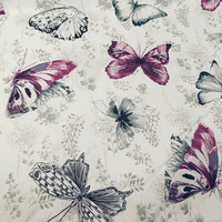 Tkanina bawełniana motywy zwierzęce i roślinne B1.046