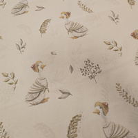 Tkanina bawełniana motywy zwierzęce i roślinne B1.045