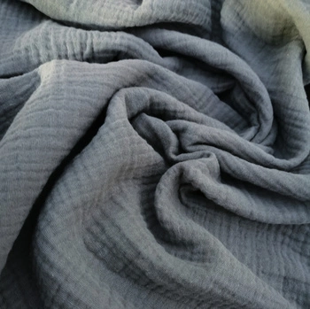 Muślin ciemno szary MU06