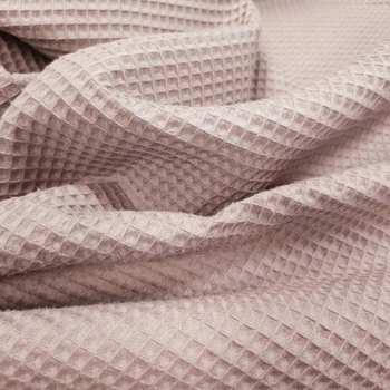 Tkanina wafel jasny róż WA03