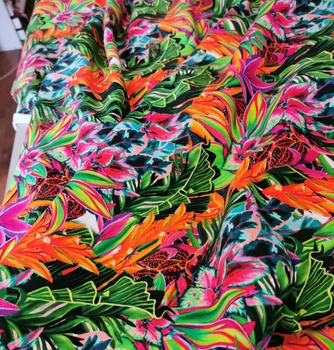 Dzianina bawełniana egzotic DD016